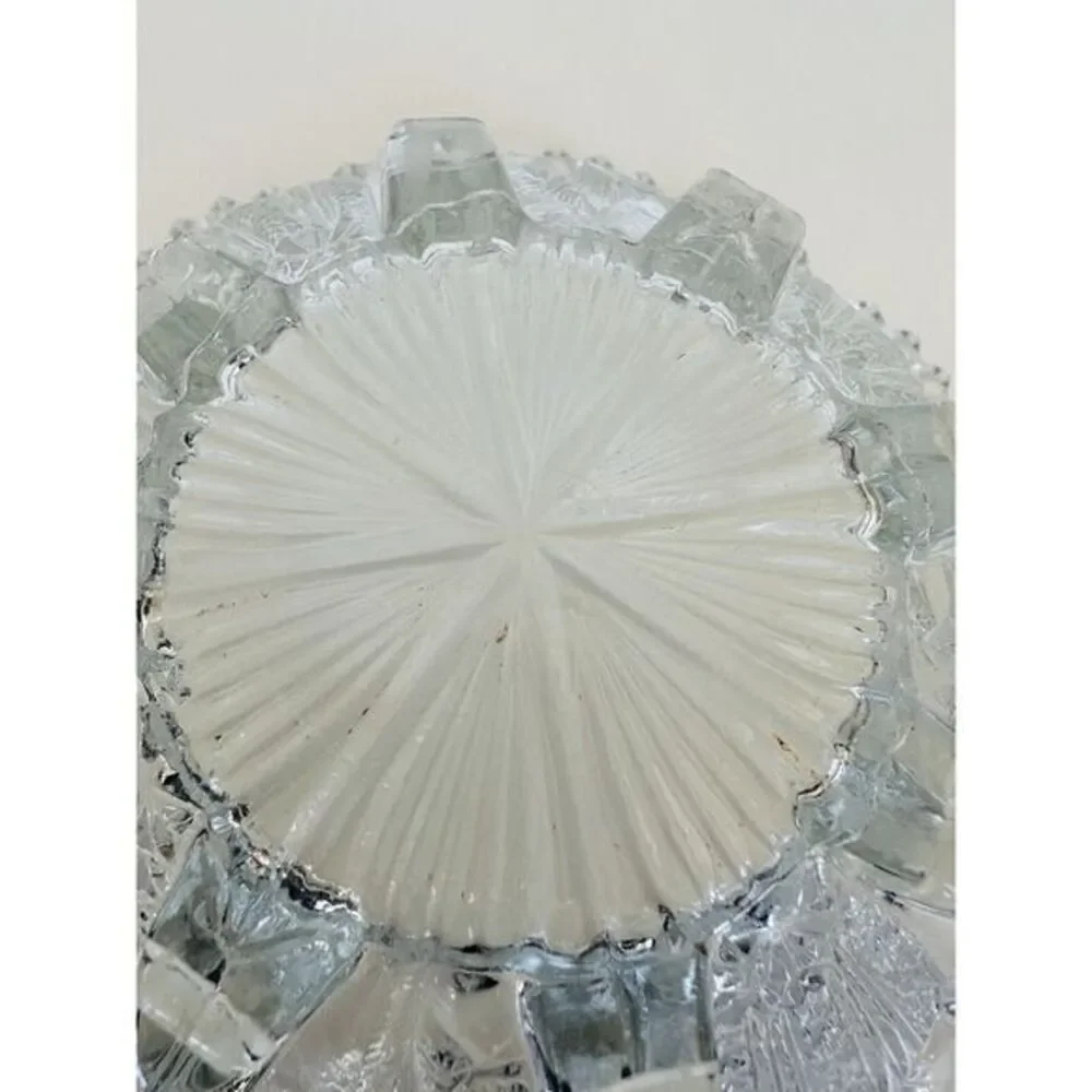 EAPG Higbee Paneled 8 Footed Paneled Thistle Pattern Serving‎ Bowl